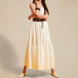 NWT Banana Republic Poplin Backless Maxi Dress